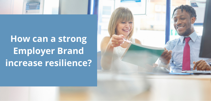 How can a strong employer brand increase resilience