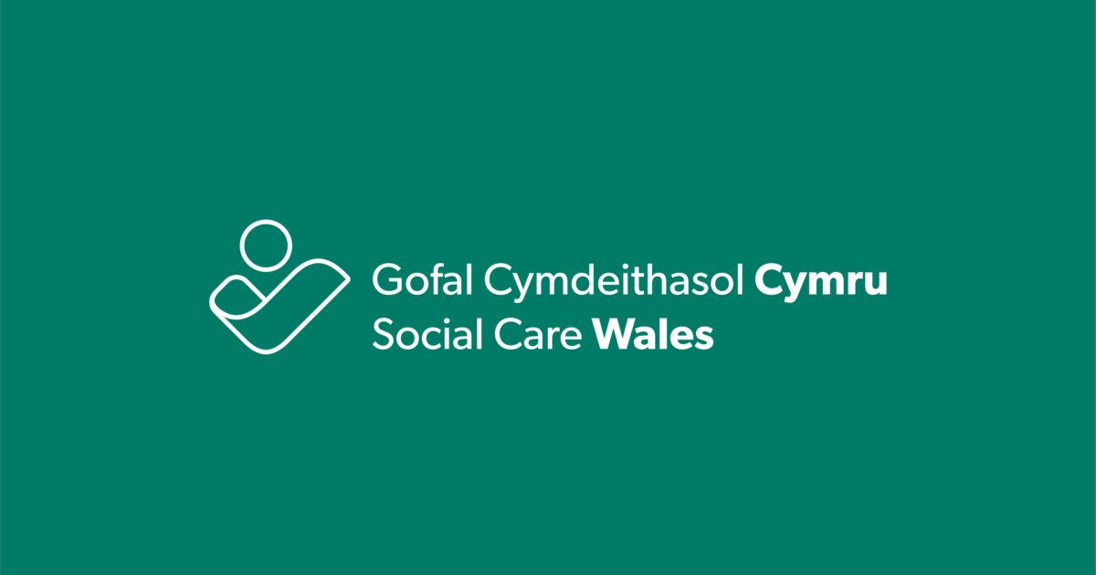 Social Care Wales logo